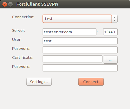 ssl vpn client fortinet